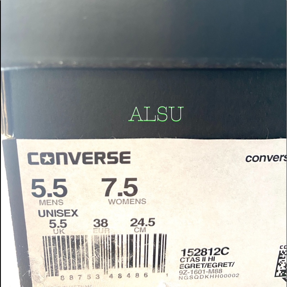 Converse Ctas 2 High Egret Leather Women’s Sneaker - Picture 10 of 10